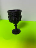Small Gothic Chalice | 3D Printed Black PLA Goblet | Medieval Fantasy Decor | Witchy Altar Cup | Dungeons Dragons Prop